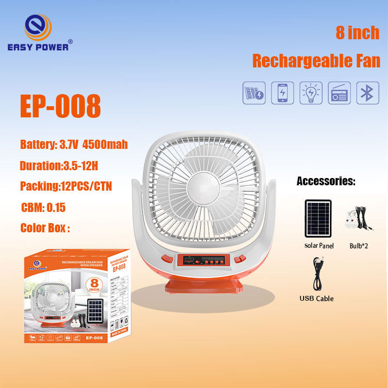 Ladies Solar-Powered Fan Stornfield