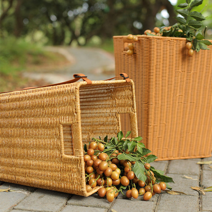 Handcrafted Woven Laundry Hamper Stornfield