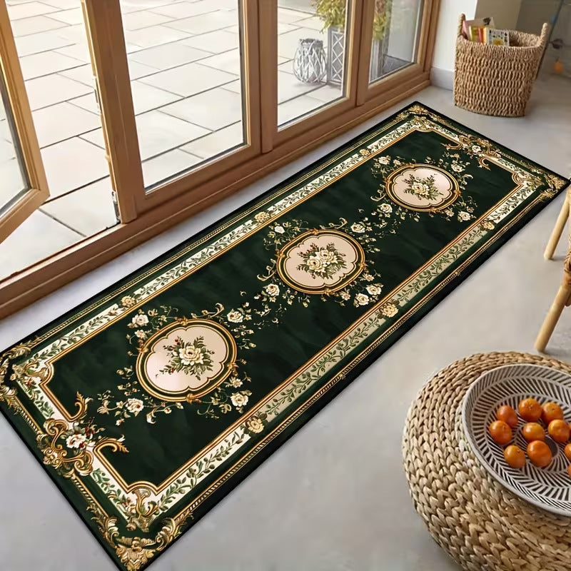 Floral Patterned Runner Rug