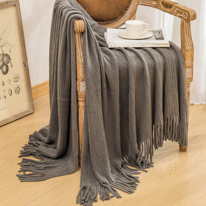 Ladies cozy knit blanket Stornfield