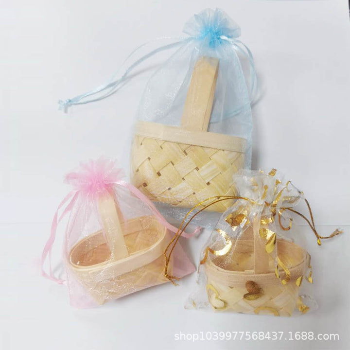 Decorative Mini Woven Gift Basket Stornfield