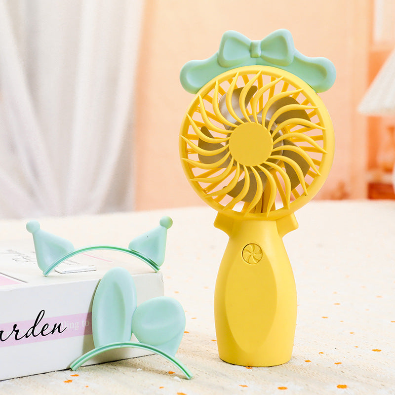 Ladies Portable Mini Hand Fan with Cute Design Stornfield