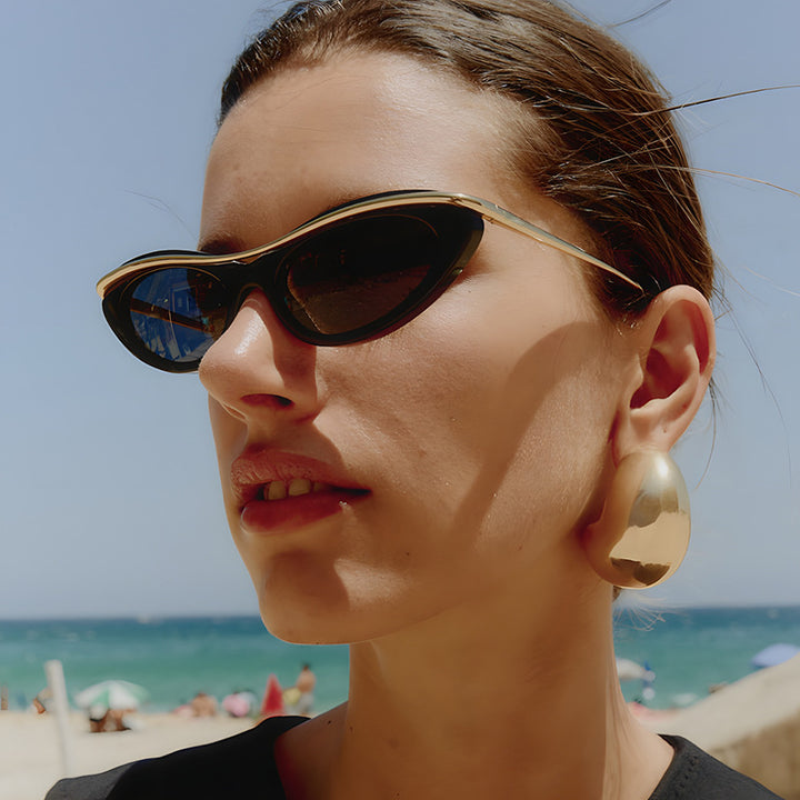 Women's Cat-Eye Sunglasses with Elegant Metal Frame Stornfield