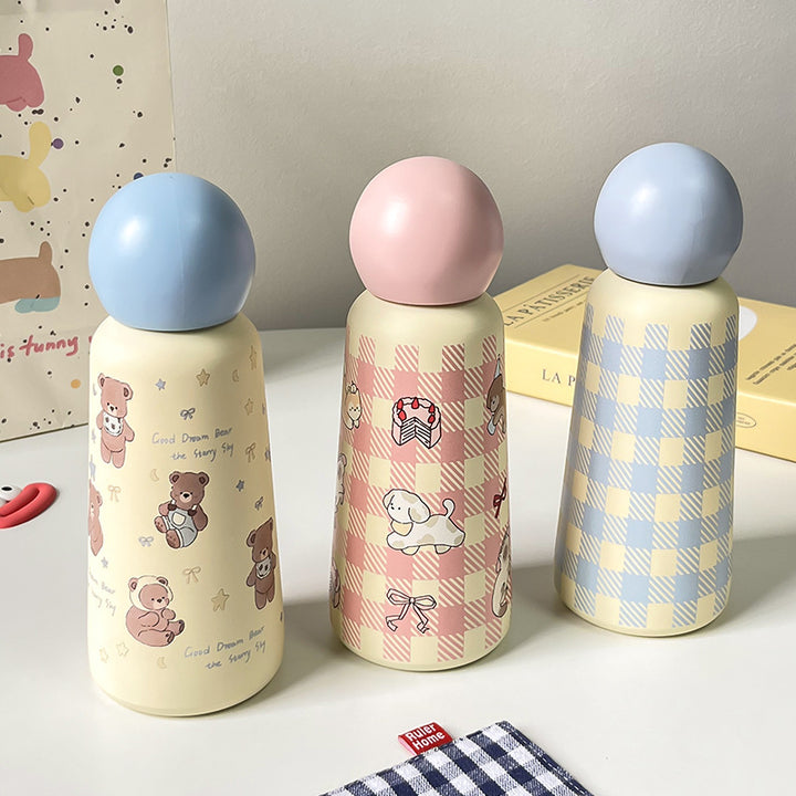 Women's Insulated Bottle with Cute Bear Design Stornfield