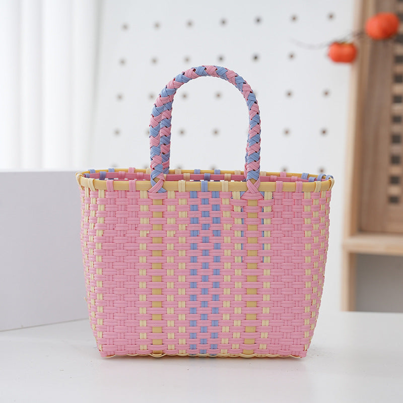 Handbag Made of Durable Plastic Fabric with Braided Design Stornfield