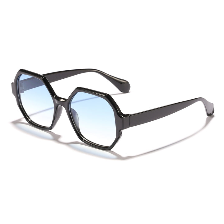 Women's fashionable sunglasses with hexagonal frame and UV protection Stornfield