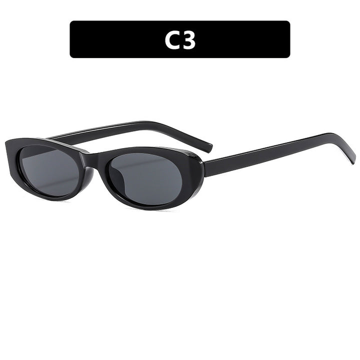 Ladies fashionable sunglasses in elegant oval frame Stornfield