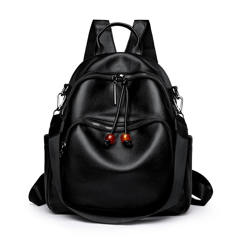 Premium Leather Travel Backpack Stornfield