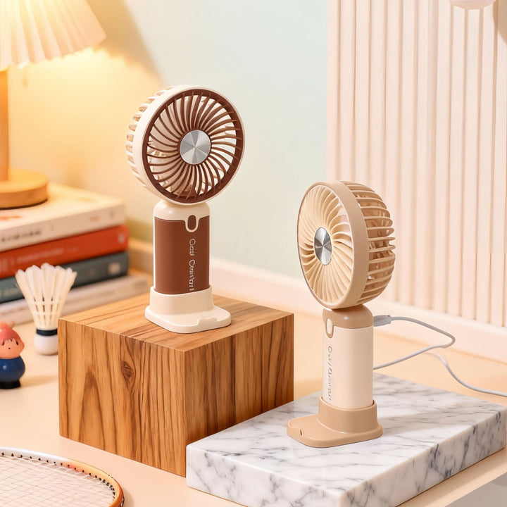 Women's Portable Hand Fan with USB Charging Function Stornfield