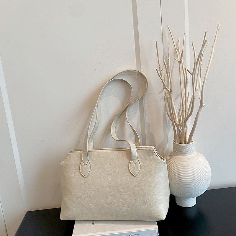 Structured Leather Tote