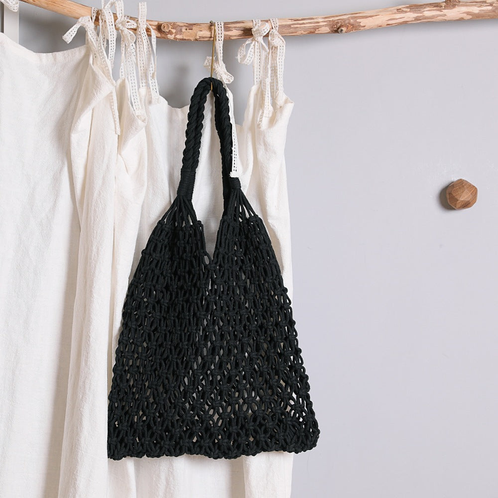 Handcrafted net shopping bag Stornfield