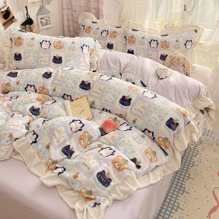 Playful Dog-Themed Comforter Set
