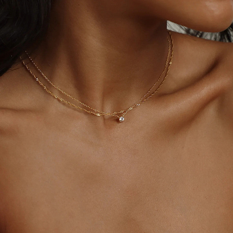 Layered Gold Necklace Stornfield