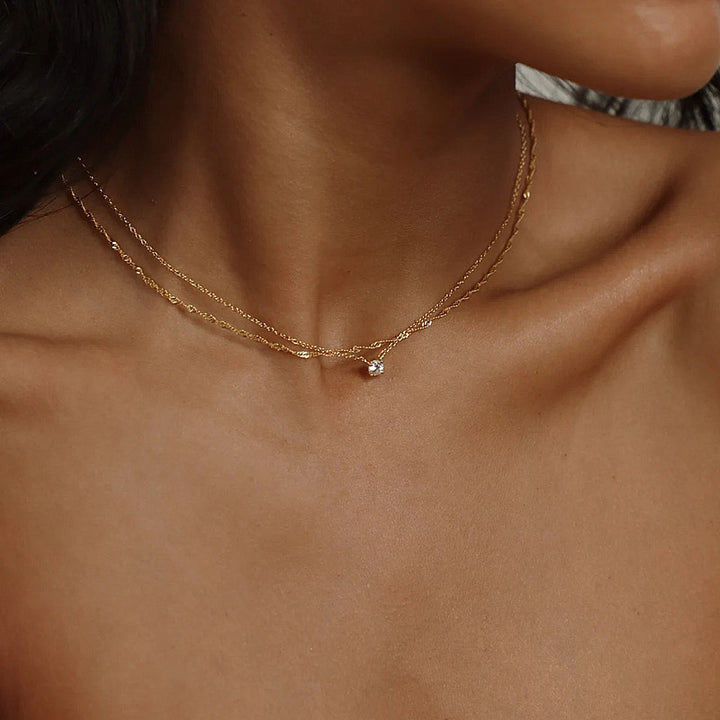 Layered Gold Necklace Stornfield