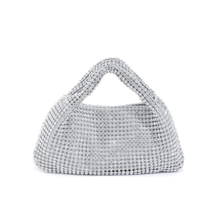 Crystal-Embellished Evening Handbag
