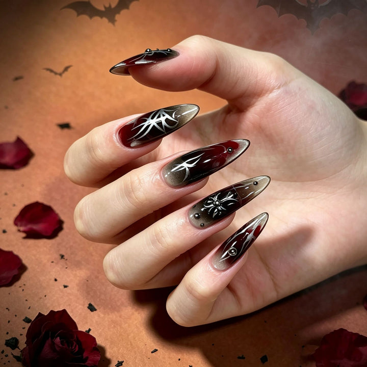 Artistic Gothic Press-On Nail Tips Stornfield