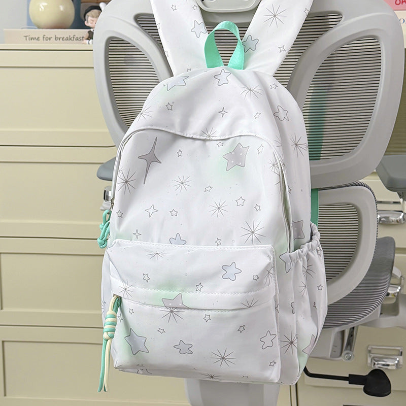Star-Patterned School Backpack Stornfield