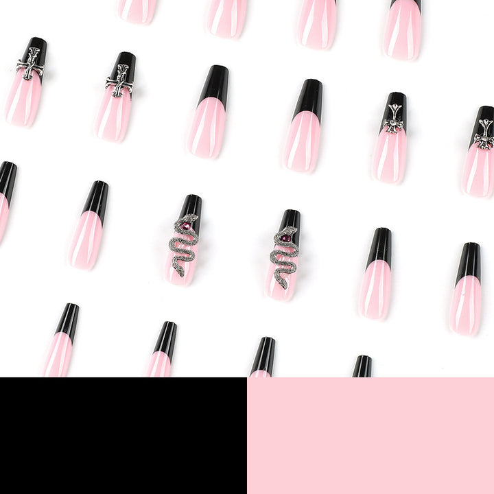 Artful stiletto nails with glitter accents and creative design Stornfield