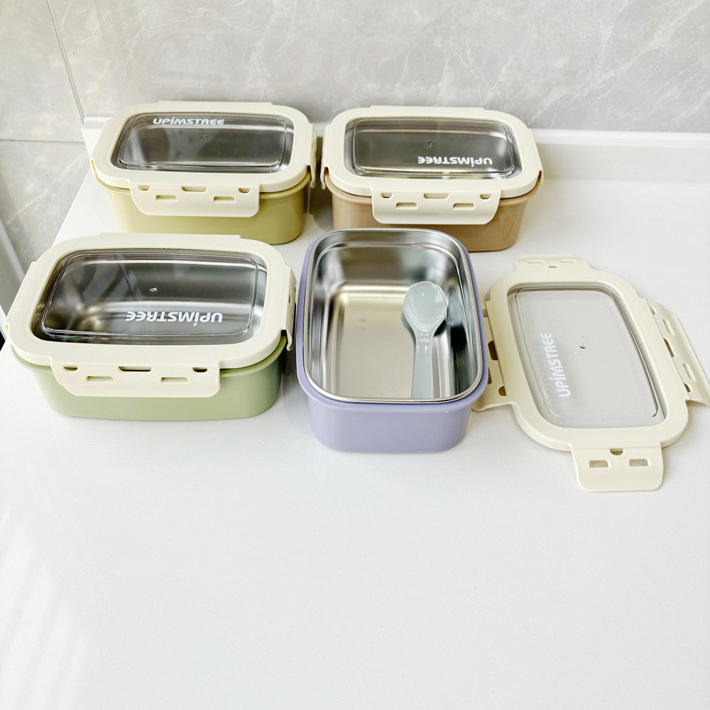 Versatile Food Storage Container with Spoon