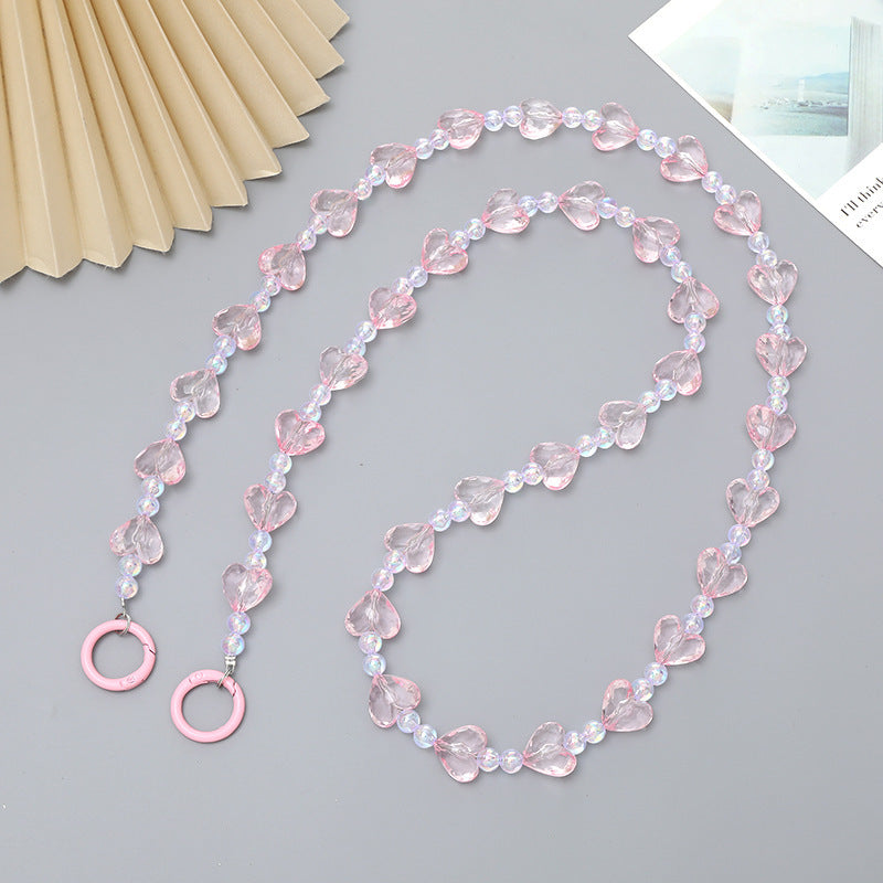 Heart-Shaped Beaded Eyewear Chain Stornfield 1790134470