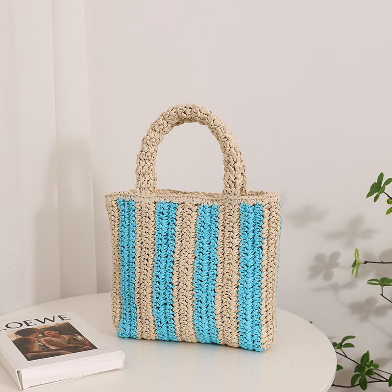 Fashionable basket bag with textured fold design Stornfield