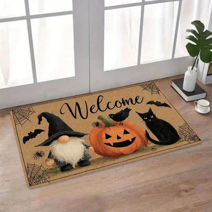 Playful Cat-Themed Indoor Area Mat