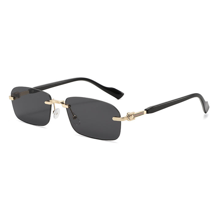 Men's Sleek Geometric Frame Sunglasses Stornfield
