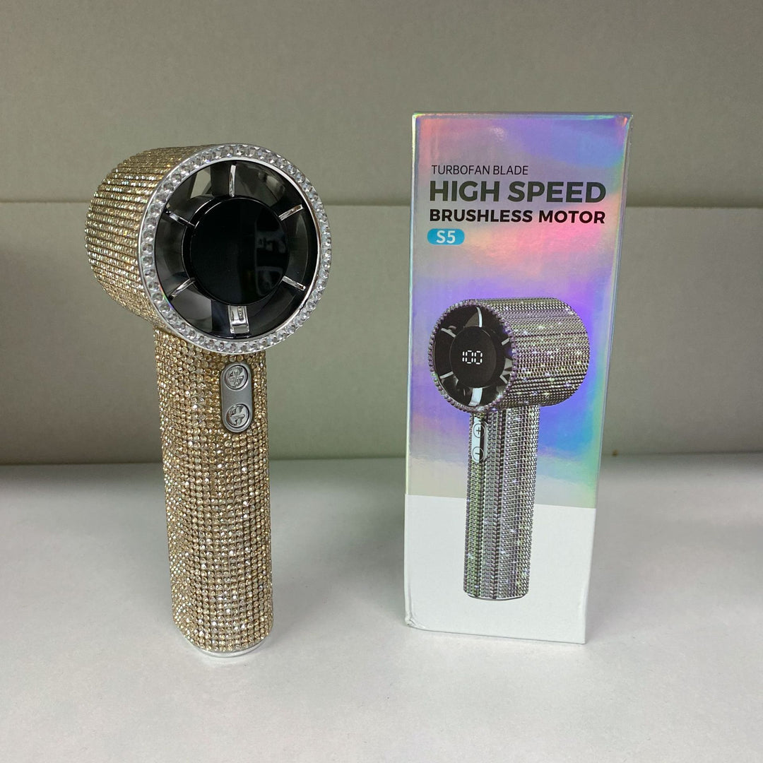 Women's High-Performance Handheld Hair Dryer with Brilliant Accents Stornfield