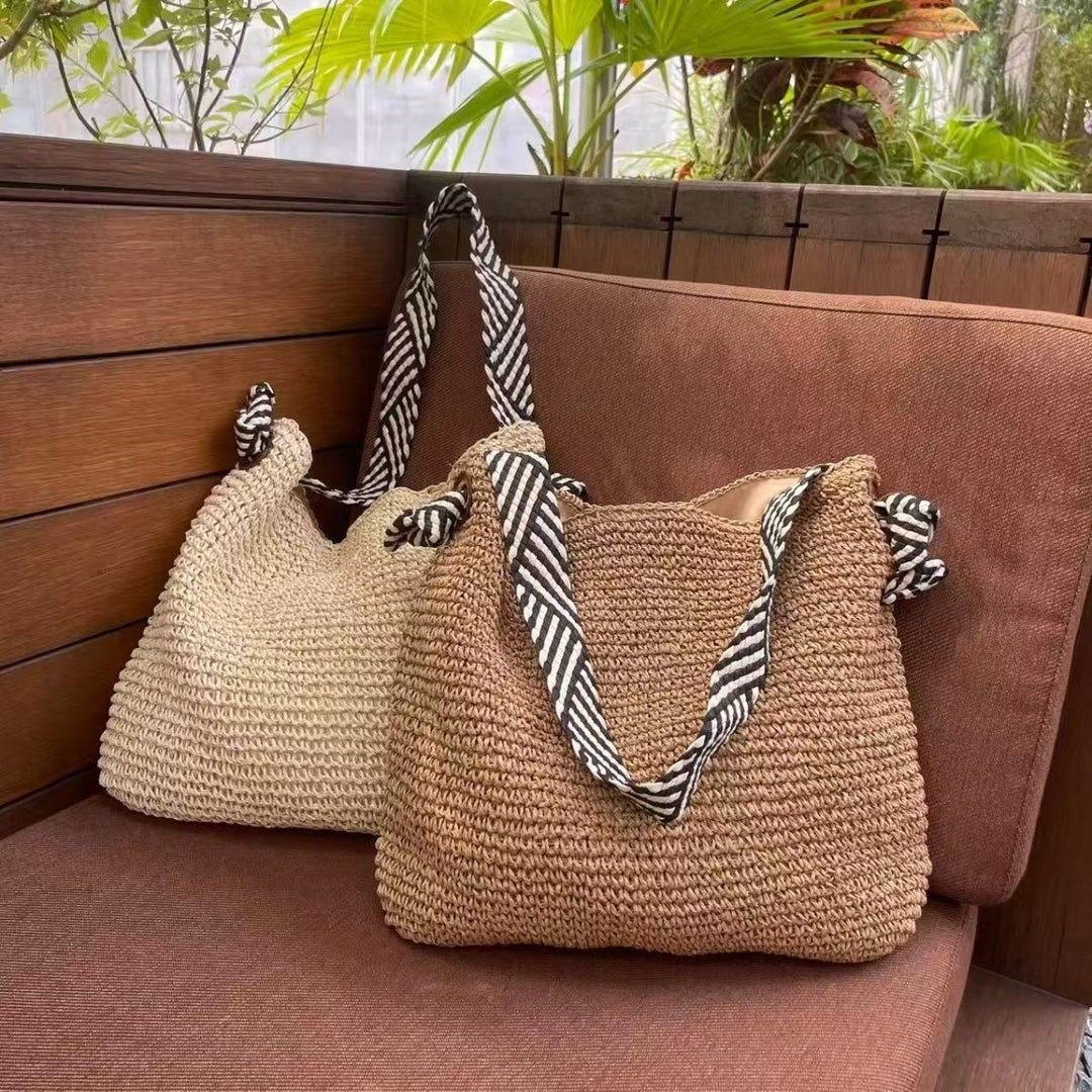 Large Handwoven Basket Shopper Stornfield