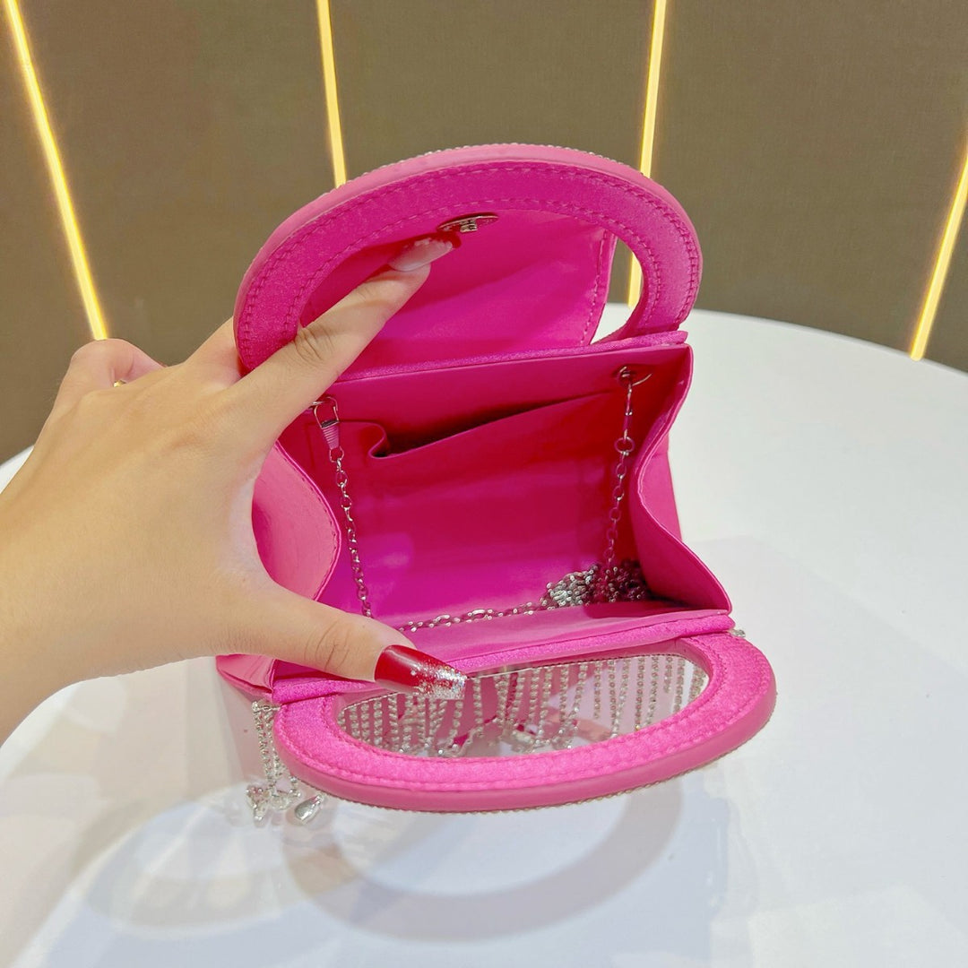 Crystal-Handled Evening Handbag