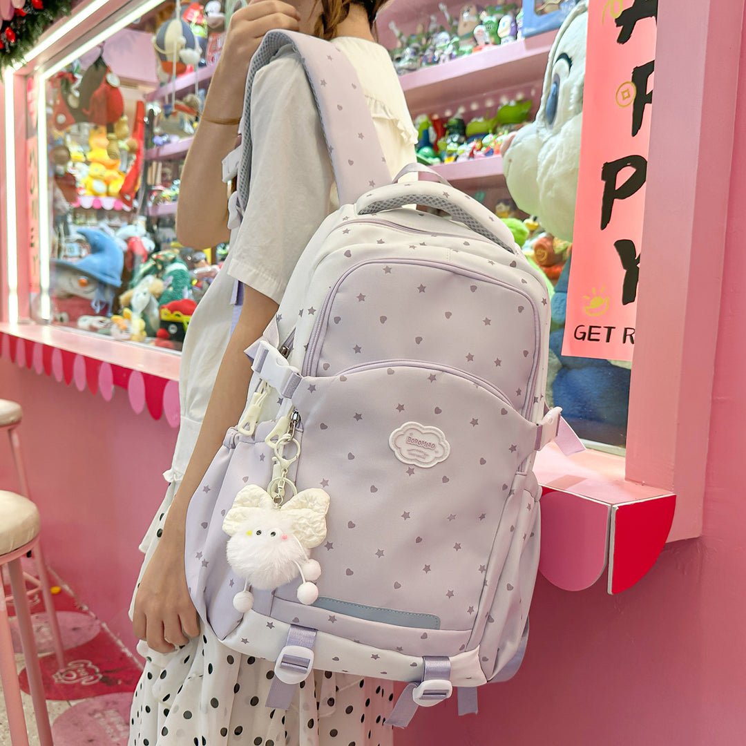 Star-Embellished Ergonomic Backpack Stornfield