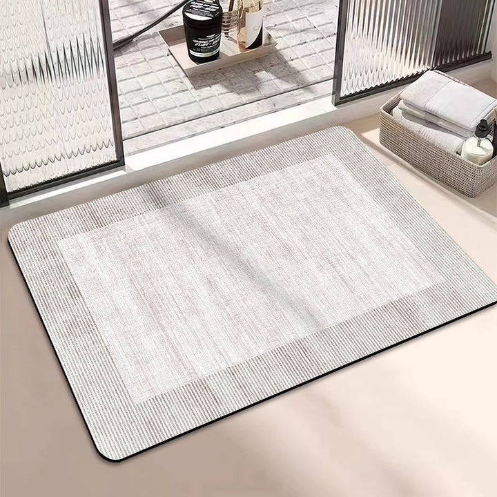 Abstract Geometric Design Bath Mat Stornfield