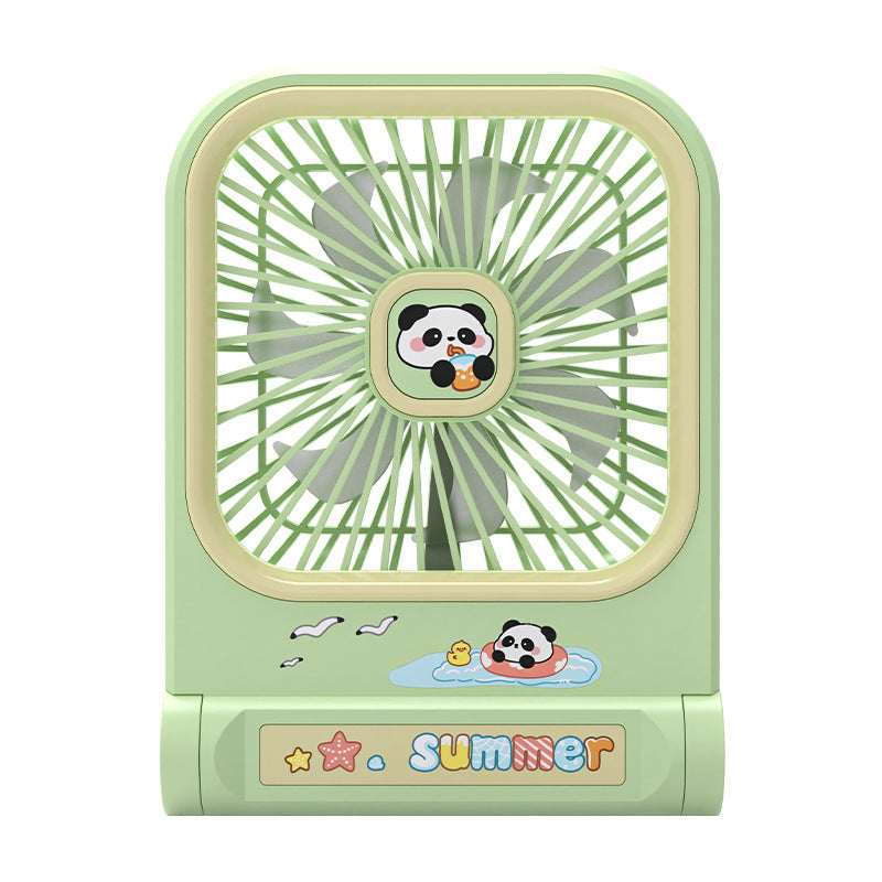 Women portable mini table fan in panda design Stornfield