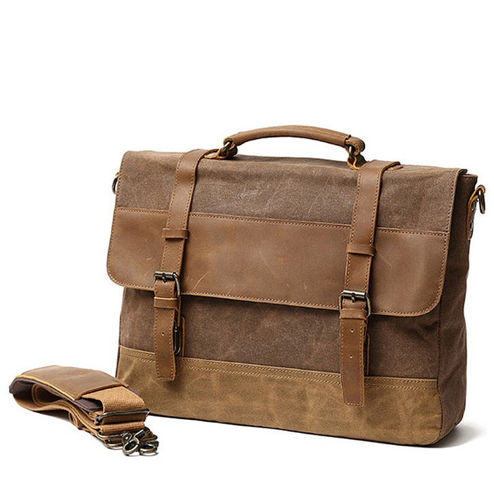 Robust briefcase with vintage design Stornfield