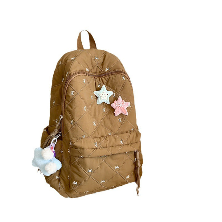 Quilted Playful Design Backpack Stornfield