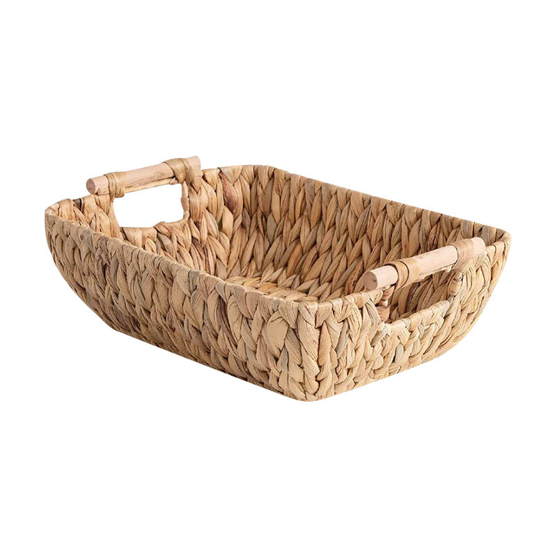 Decorative storage basket made of natural materials Stornfield
