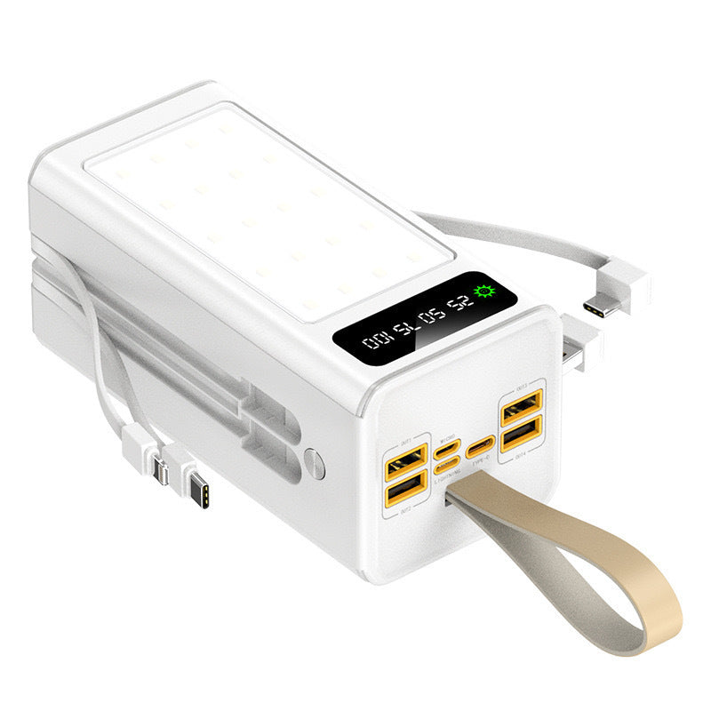 Portable power bank with advanced charging technology and digital display options Stornfield