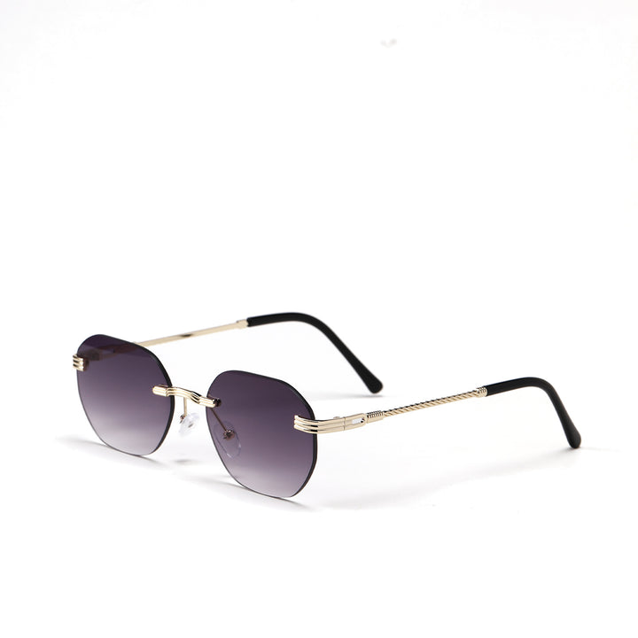 Ladies geometric sunglasses with elegant metal frame Stornfield