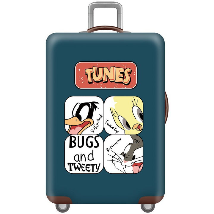 Unisex nan hard shell suitcase with Tom and Jerry design, telescopic handle and smooth-running swivel wheels Stornfield