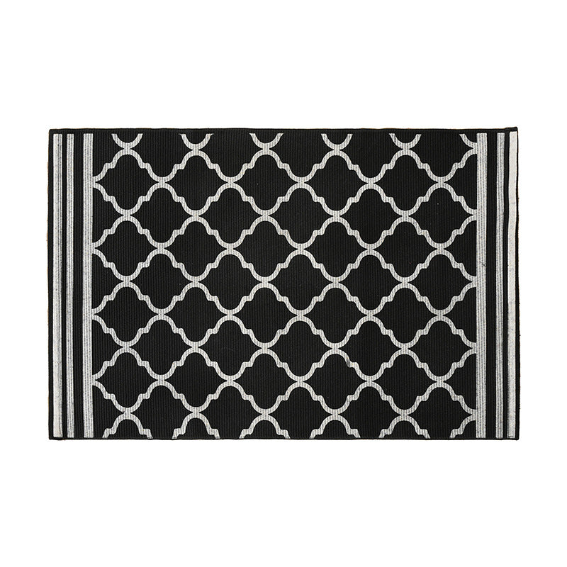 Living and entrance area mat with diamond pattern Stornfield