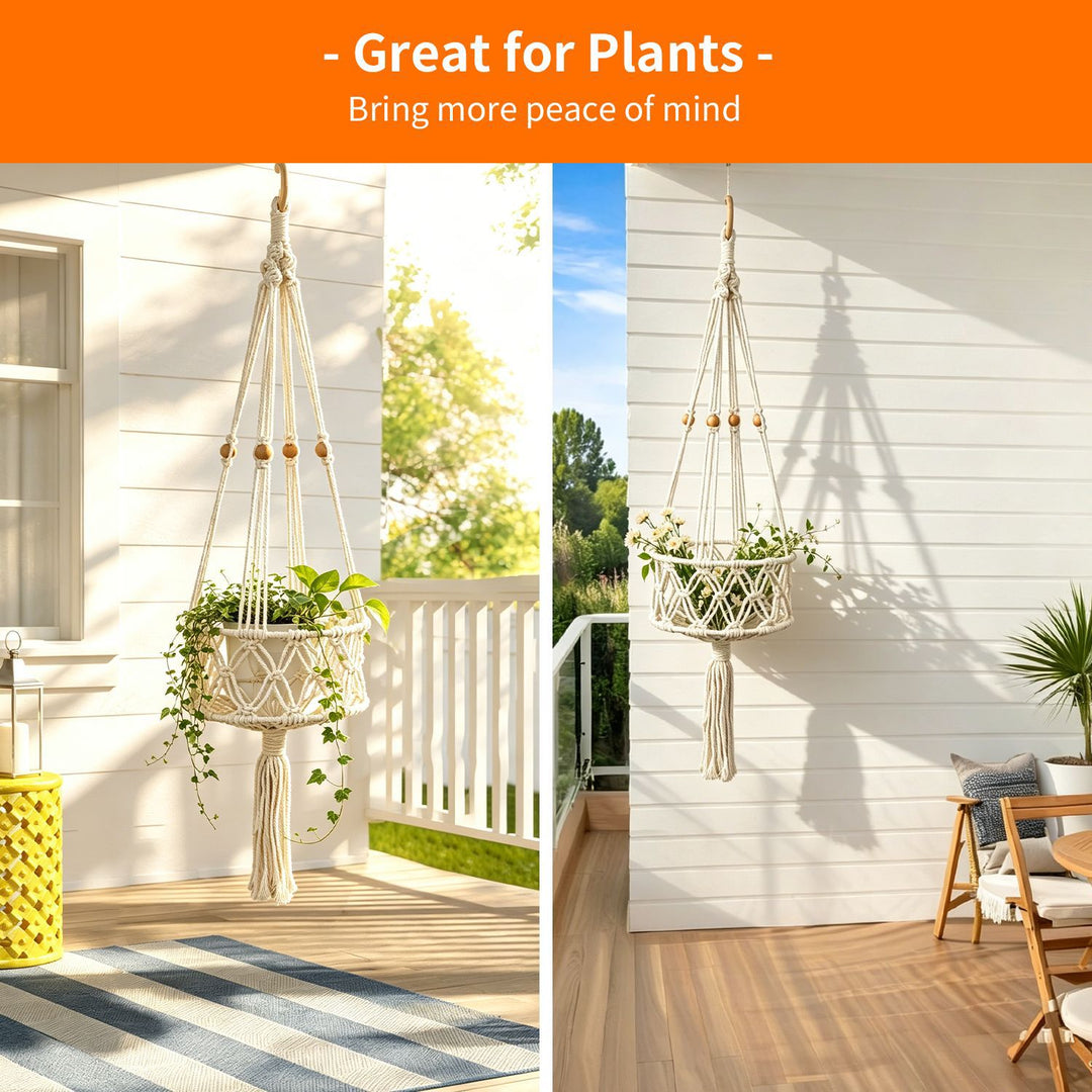 Hanging Plant Macrame Basket Stornfield