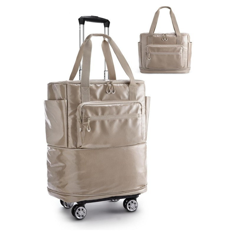 Rolling travel bag with multifunctional compartment system Stornfield