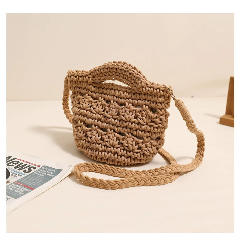 Handcrafted macrame shoulder bag with unique design Stornfield