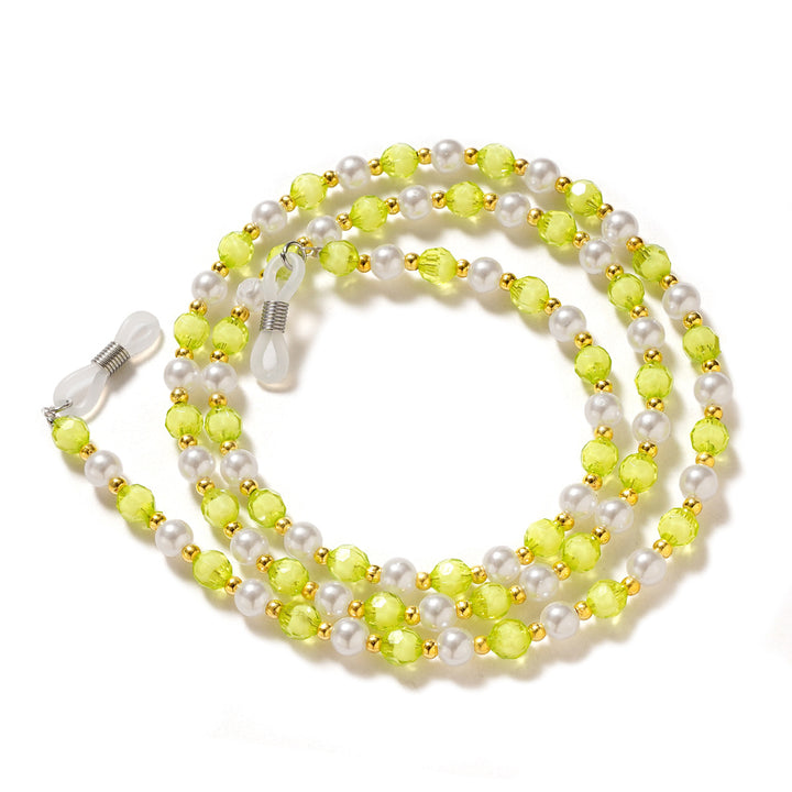 Elegant Pearl and Crystal Eyewear Chain Stornfield