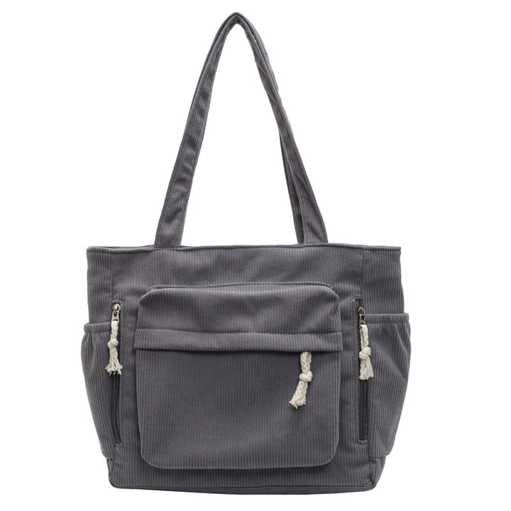 Textured Multi-Pocket Tote Bag Stornfield