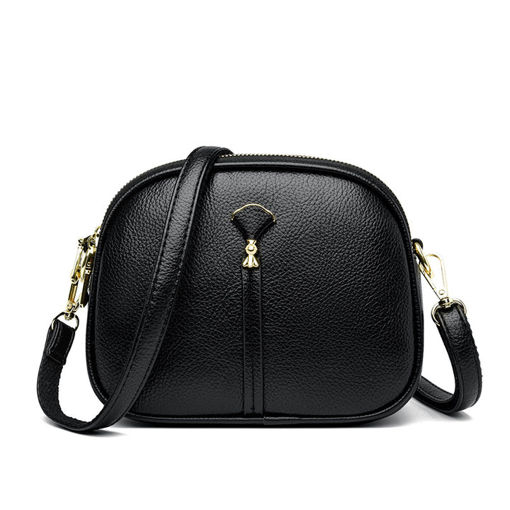 Elegant Textured Crossbody Handbag