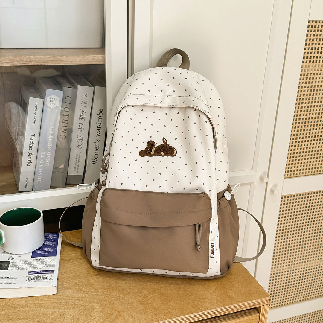 Playful Polka Dot Animated Backpack Stornfield
