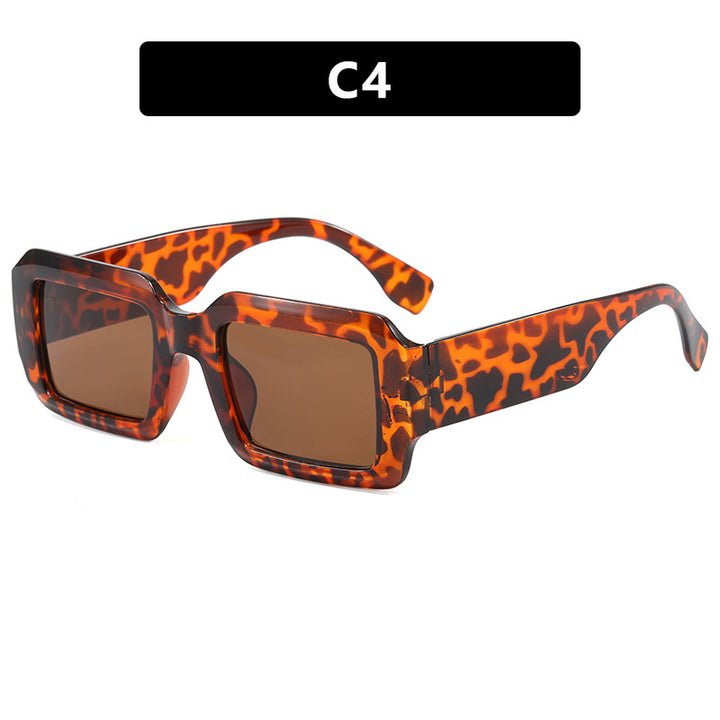 Ladies oversized square sunglasses with modern plastic frame Stornfield
