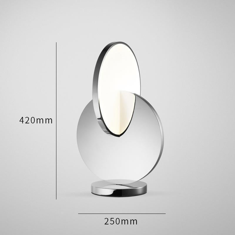 Artistic Table Lamp with Geometric Design