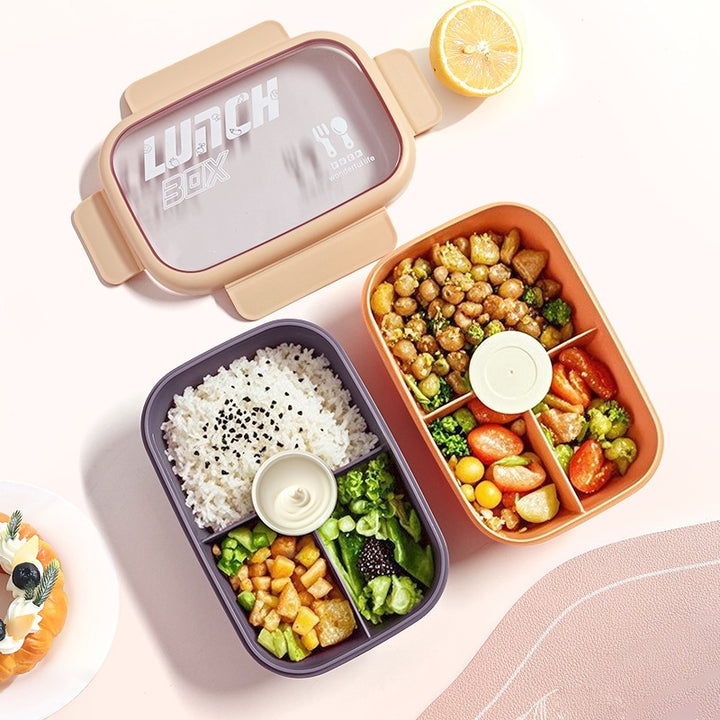 Versatile Leak-Proof Lunch Box with Cutlery